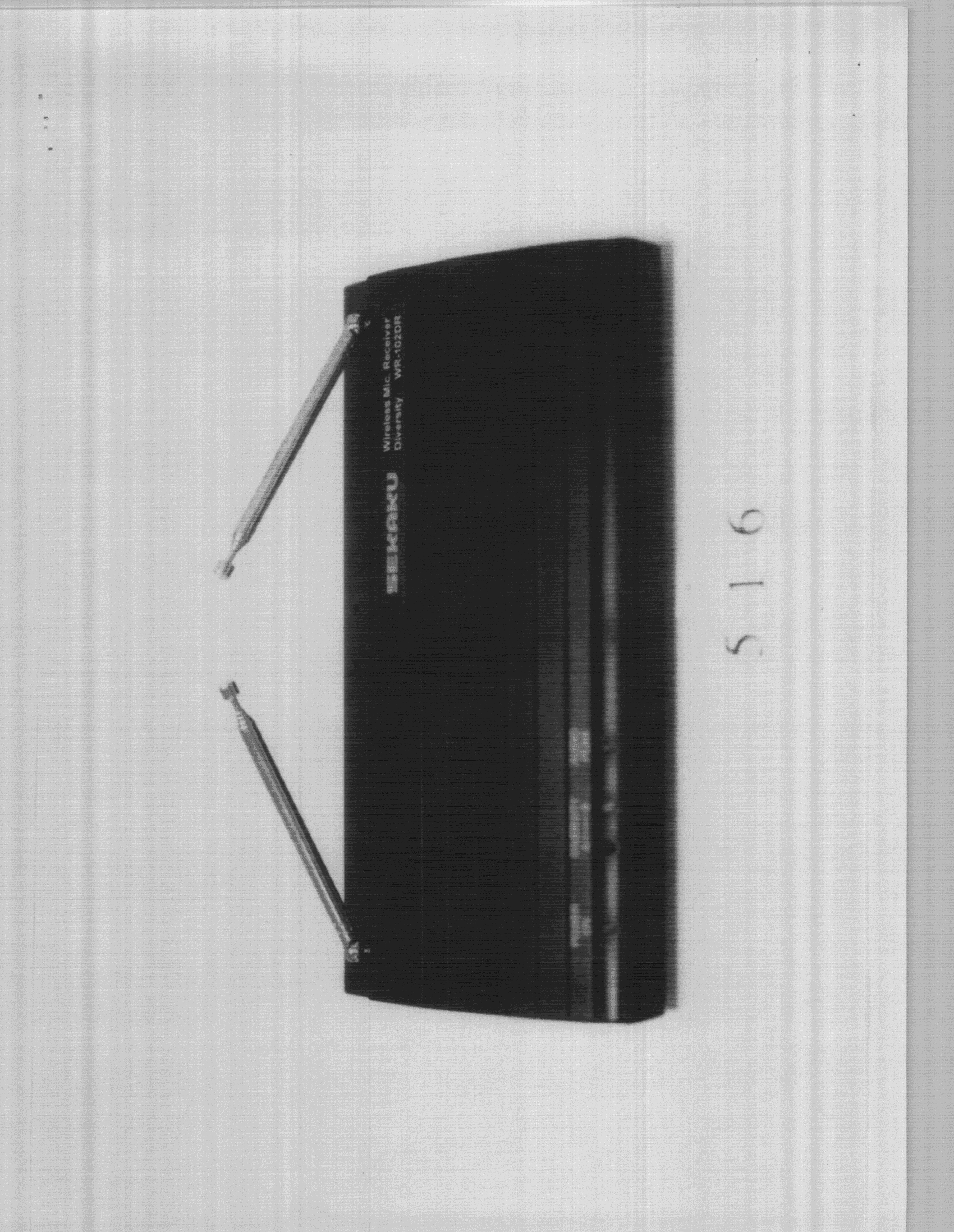 Wireless Microphone Receiver - FCC ID H38JW-151HDV - SEIKAKU TECHNICAL GROUP LIMITED