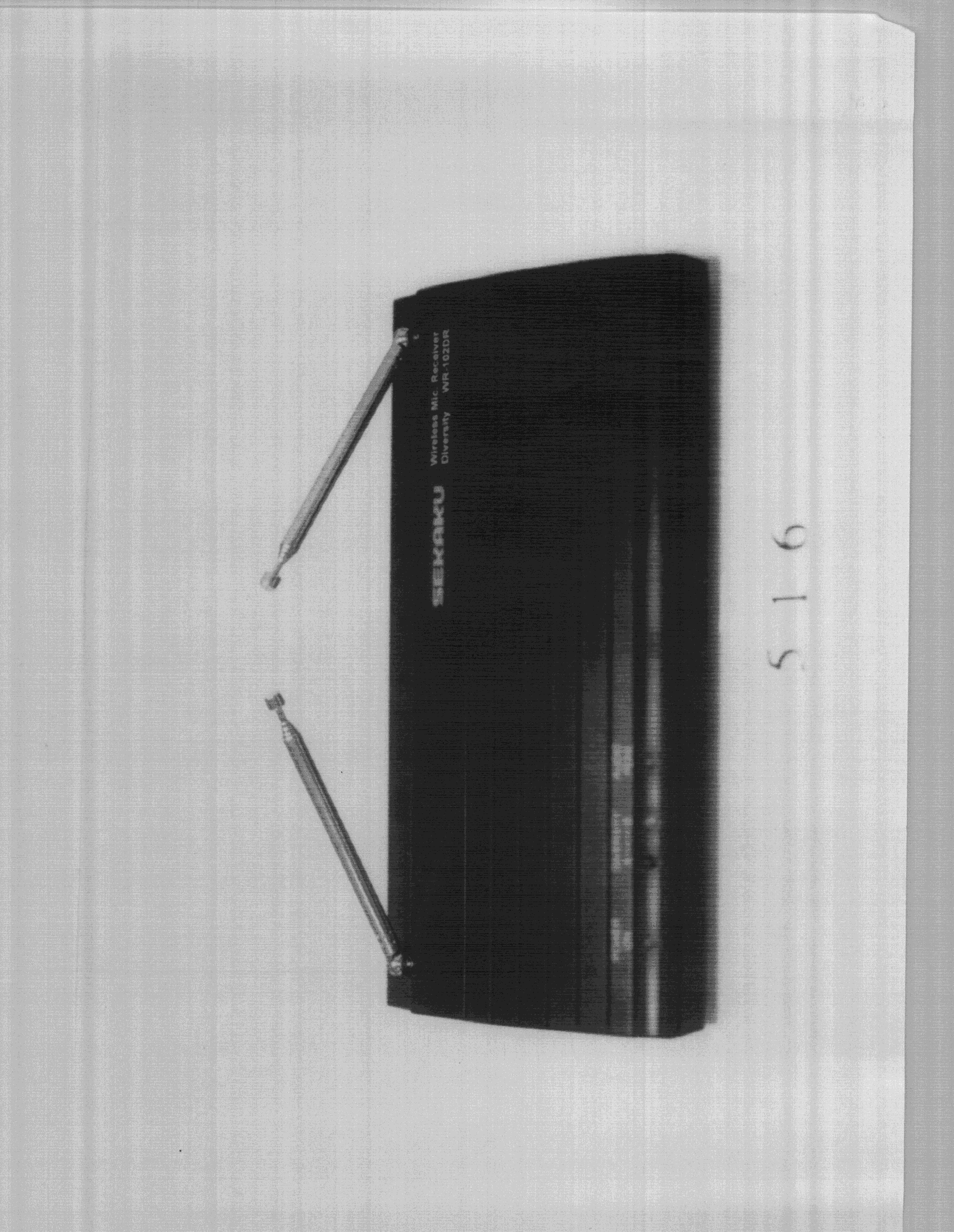 CYY - Communications Receiver used w/Pt 15 Transmitter - FCC ID H38WR-102DR - SEIKAKU TECHNICAL GROUP LIMITED