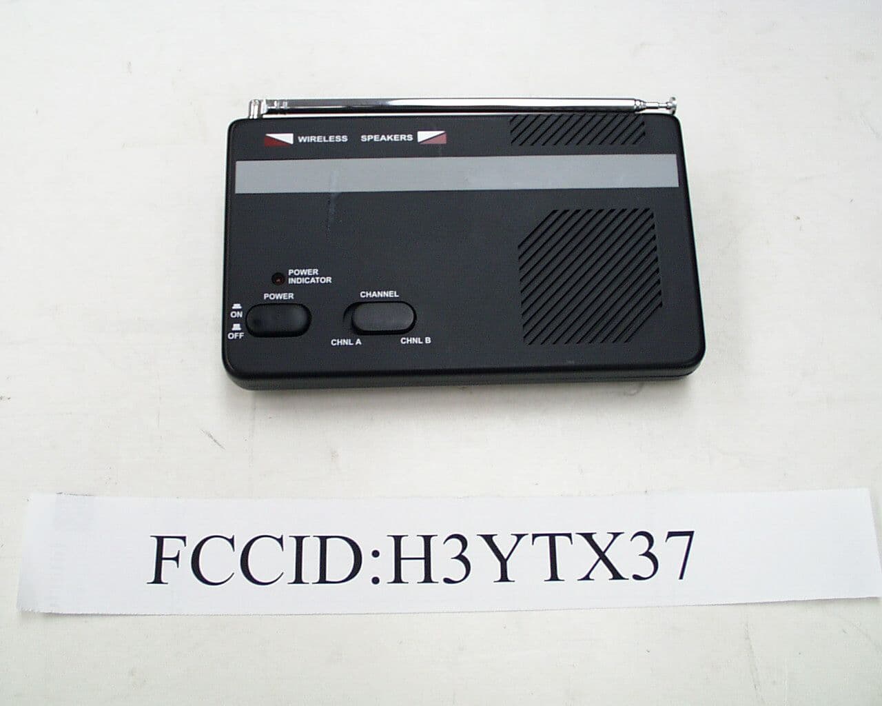 Wirless Speaker TX - FCC ID H3YTX37 - ADY Technologies Limited
