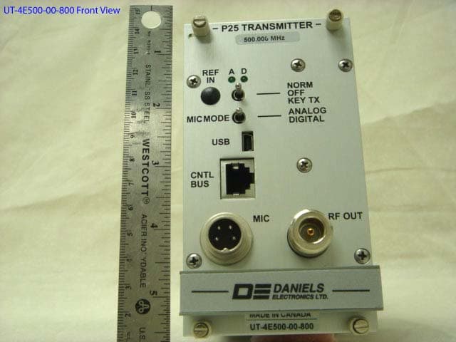 MT-4E T-Band (470 to 512MHz) Transmitter - FCC ID H4JUT-4E500 - Zetron (3)