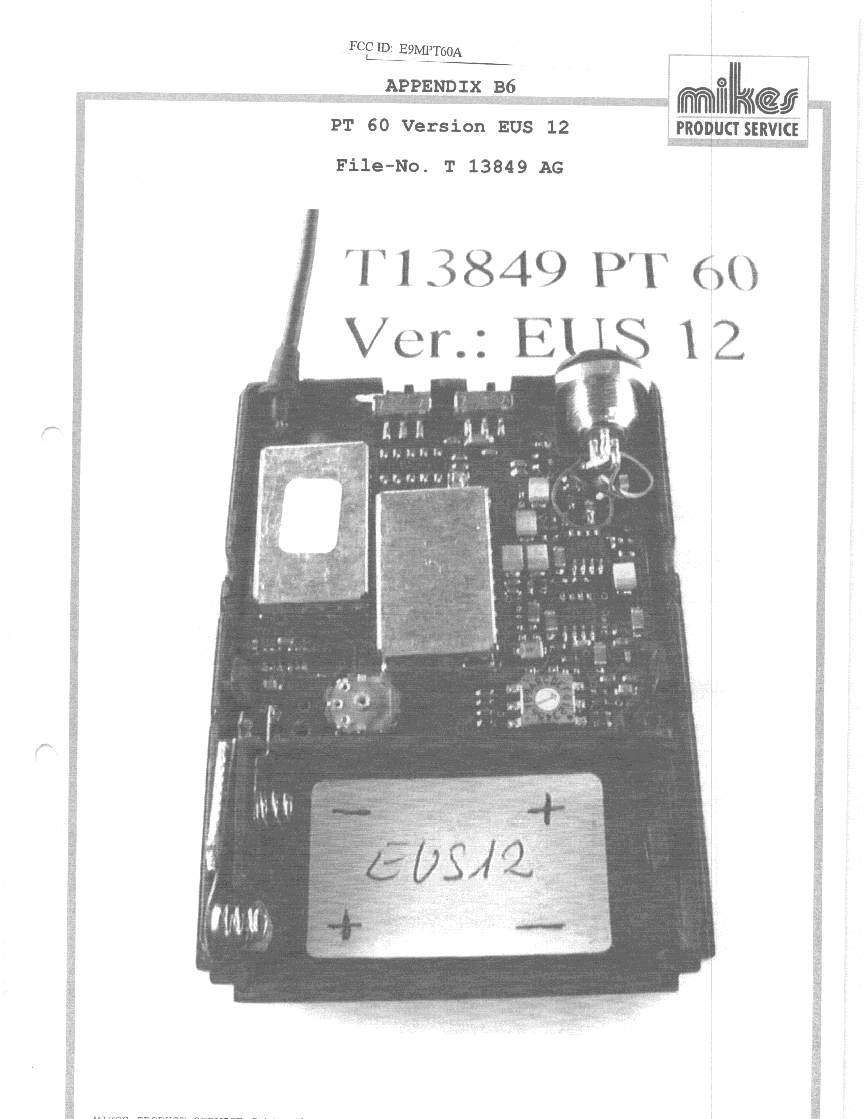 JBP - Part 15 Class B Computing Device Peripheral - FCC ID H4TFM-PIB3X - Zoltrix Inc (3)