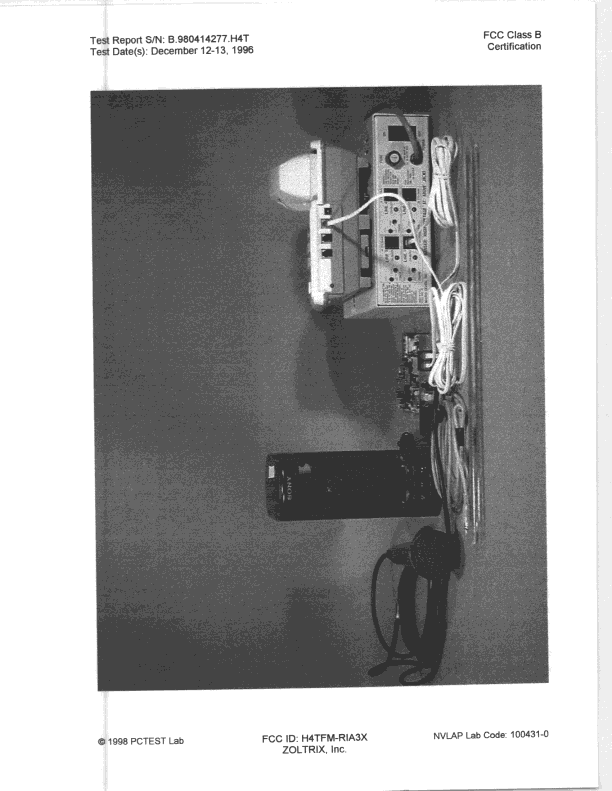 JBP - Part 15 Class B Computing Device Peripheral - FCC ID H4TFM-RIA3X - Zoltrix Inc (2)