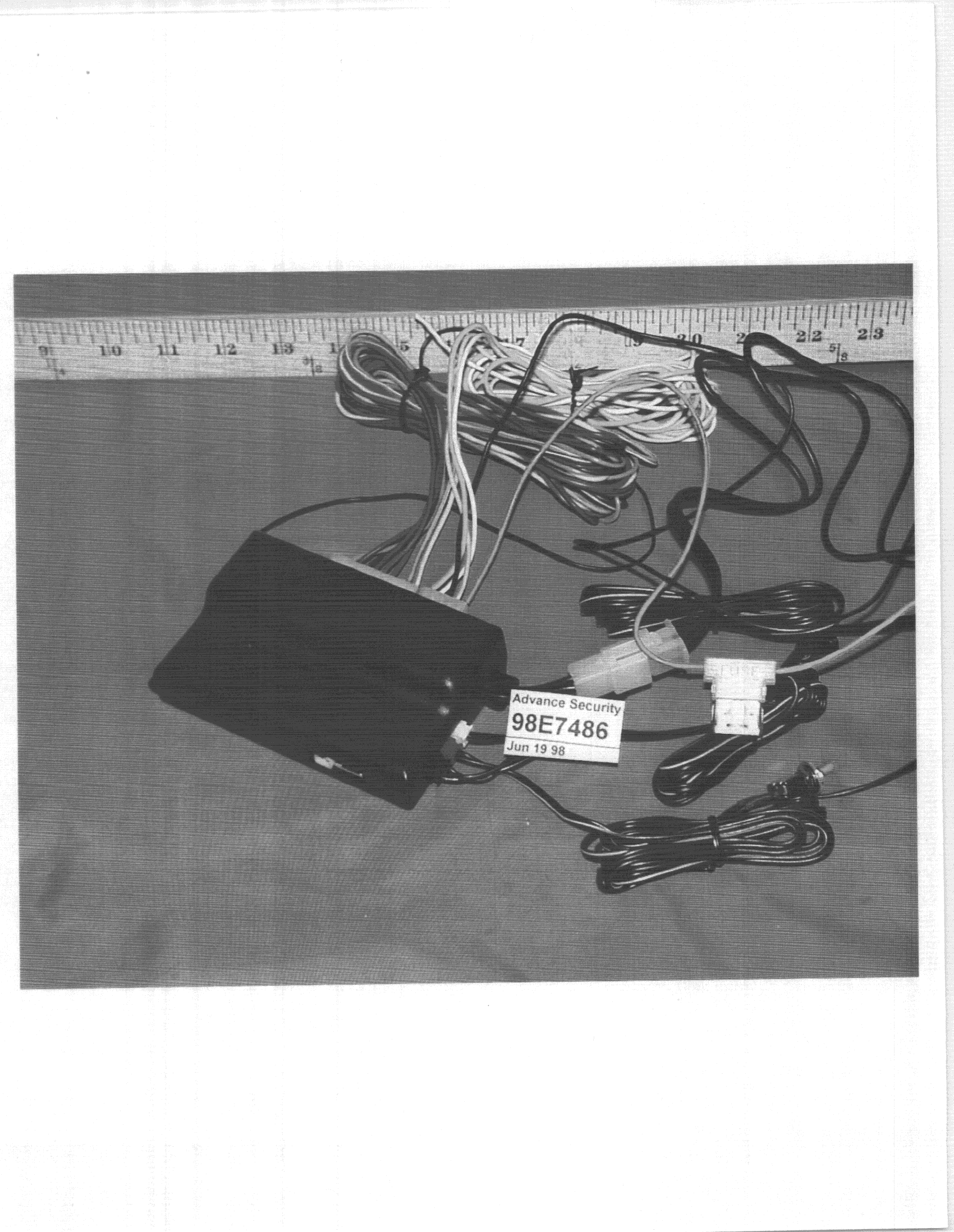 Automotive Security System Receiver - FCC ID H5OR23 - Advance Security Inc (2)