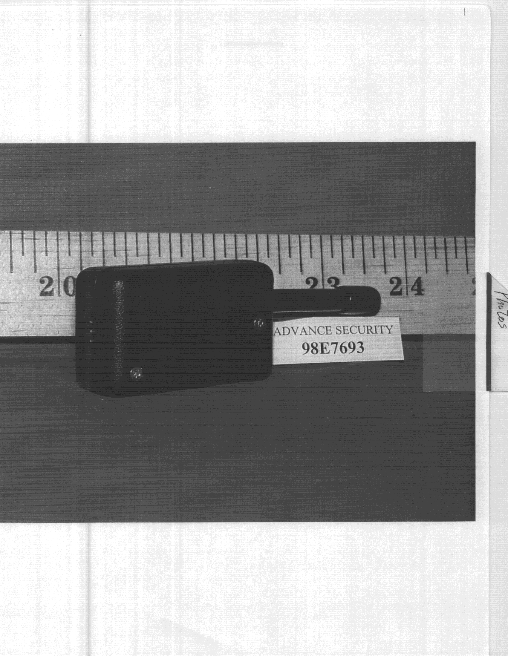 CRR - Superregenerative Receiver - FCC ID H5OR24 - Advance Security Inc