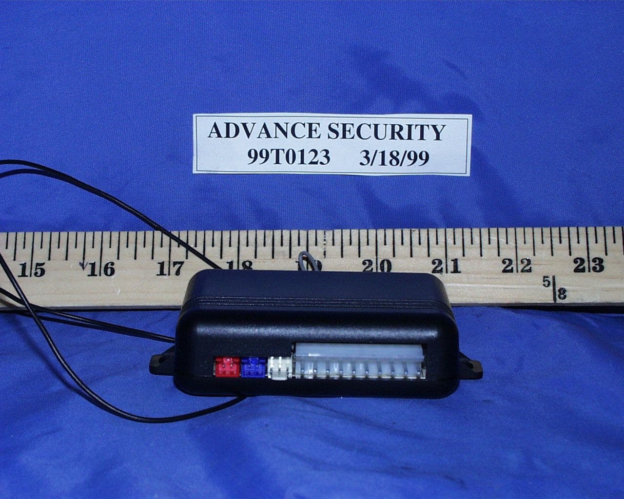 CRR - Superregenerative Receiver - FCC ID H5OR25 - Advance Security Inc