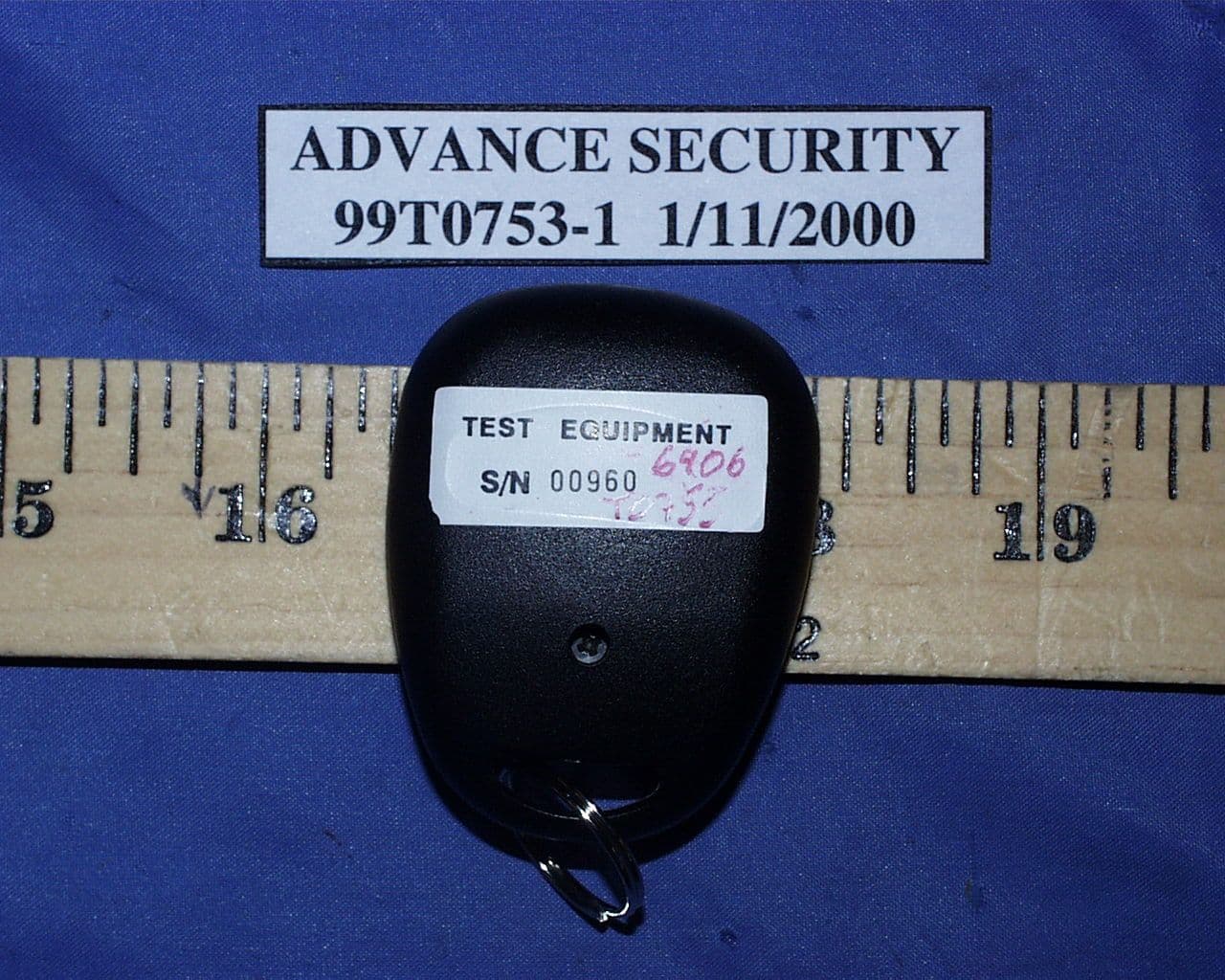 DSC - Part 15 Security/Remote Control Transmitter - FCC ID H5OT11 - Advance Security Inc