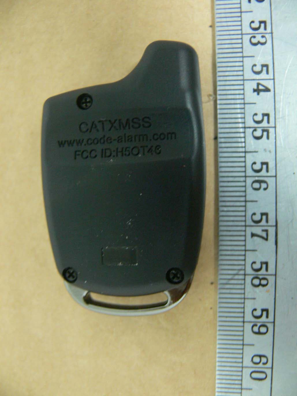 Remote Control - FCC ID H5OT48 - Advance Security Inc (2)