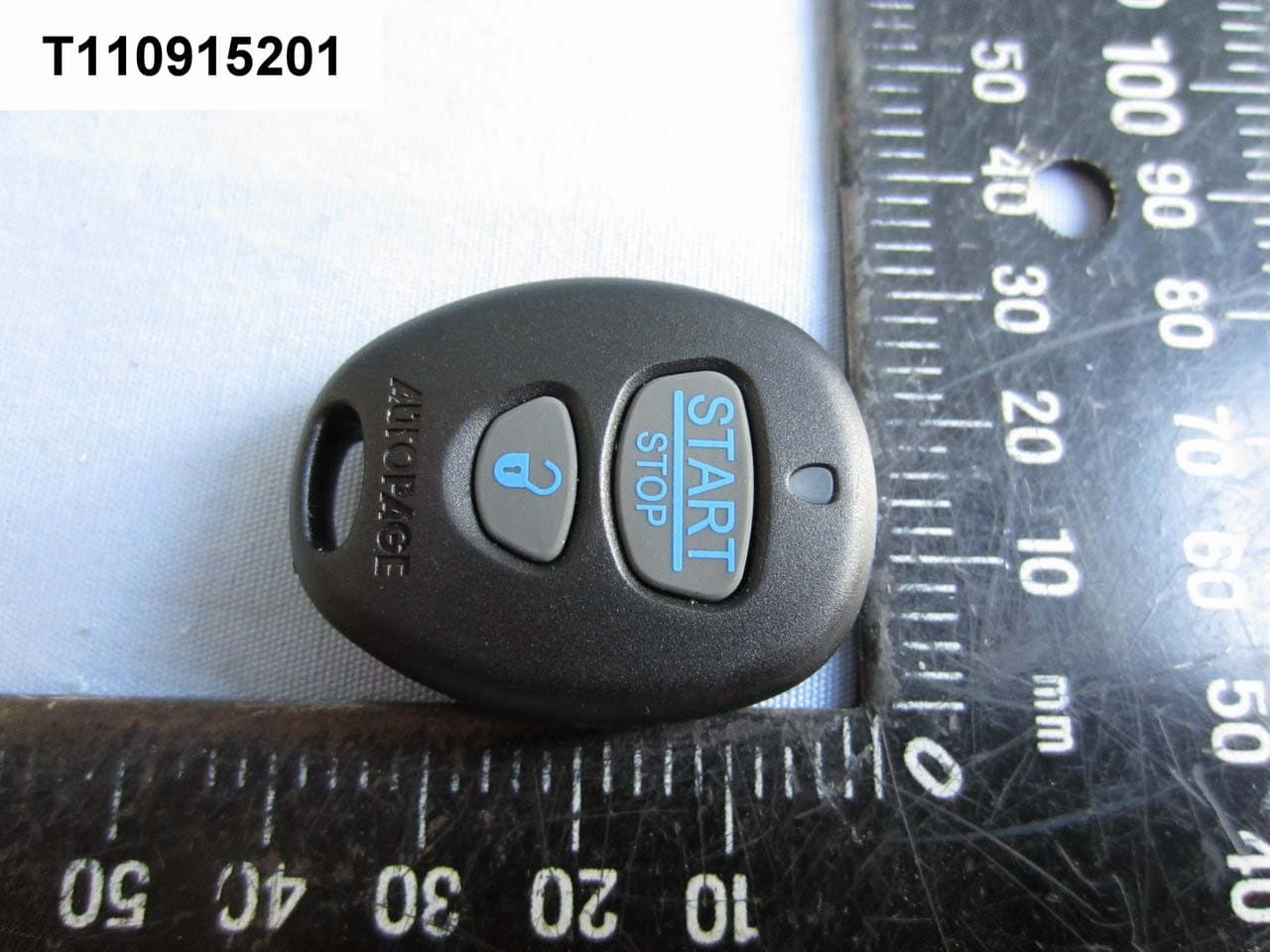 Car Alarm Transmitter - FCC ID H5OT52 - Advance Security Inc