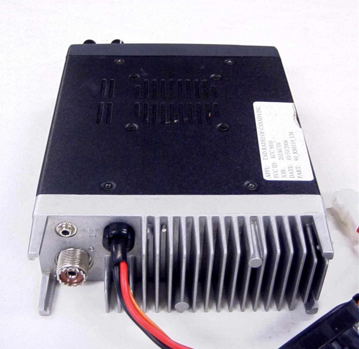 MOBILE TWO-WAY RADIO - FCC ID H7C-M10B - Tad Radio of Canada Inc