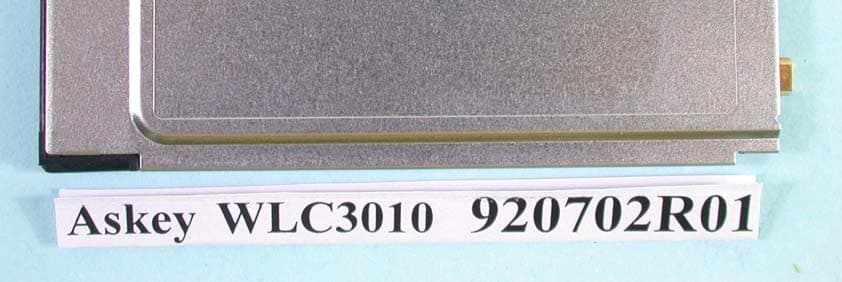 Wireless LAN PCMCIA Card - FCC ID H8NWLC3012 - Askey Computer Corp (2)