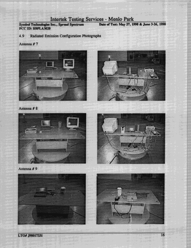 PCMCIA WLAN Module - FCC ID H9PLA3020 - Symbol Technologies Inc (3)