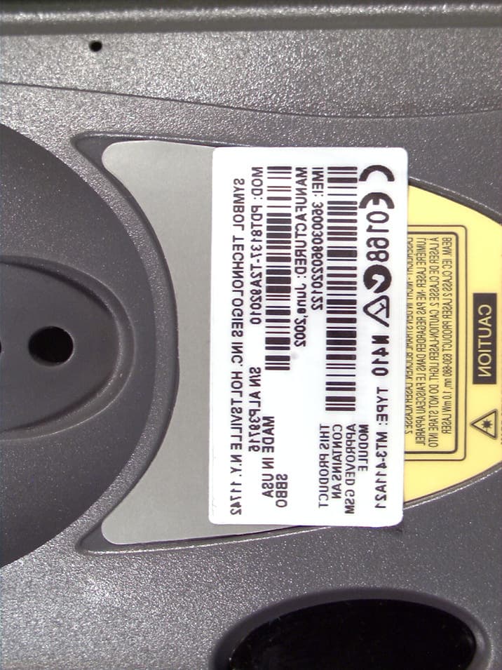 PCS GSM Handheld Terminal - FCC ID H9PPDT8137 - Symbol Technologies Inc