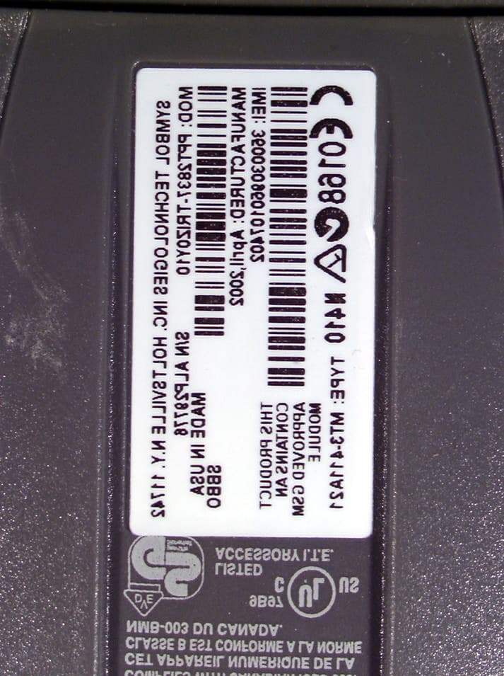 PCT - PCS Licensed Transmitter worn on body - FCC ID H9PPPT2837 - Symbol Technologies Inc