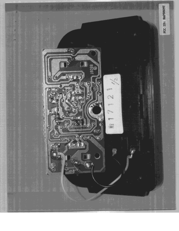 DXX - Part 15 Low Power Communication Device Transmitter - FCC ID HAP8809T - Echo Toys Ltd