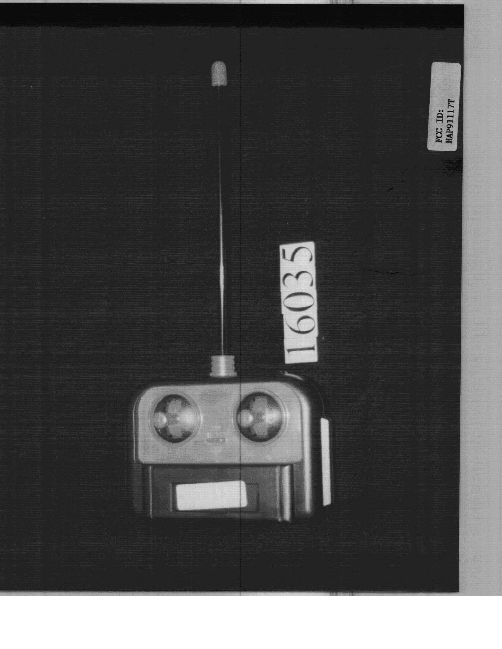 Remote control toy transmitter - FCC ID HAP91117T - Echo Toys Ltd (2)