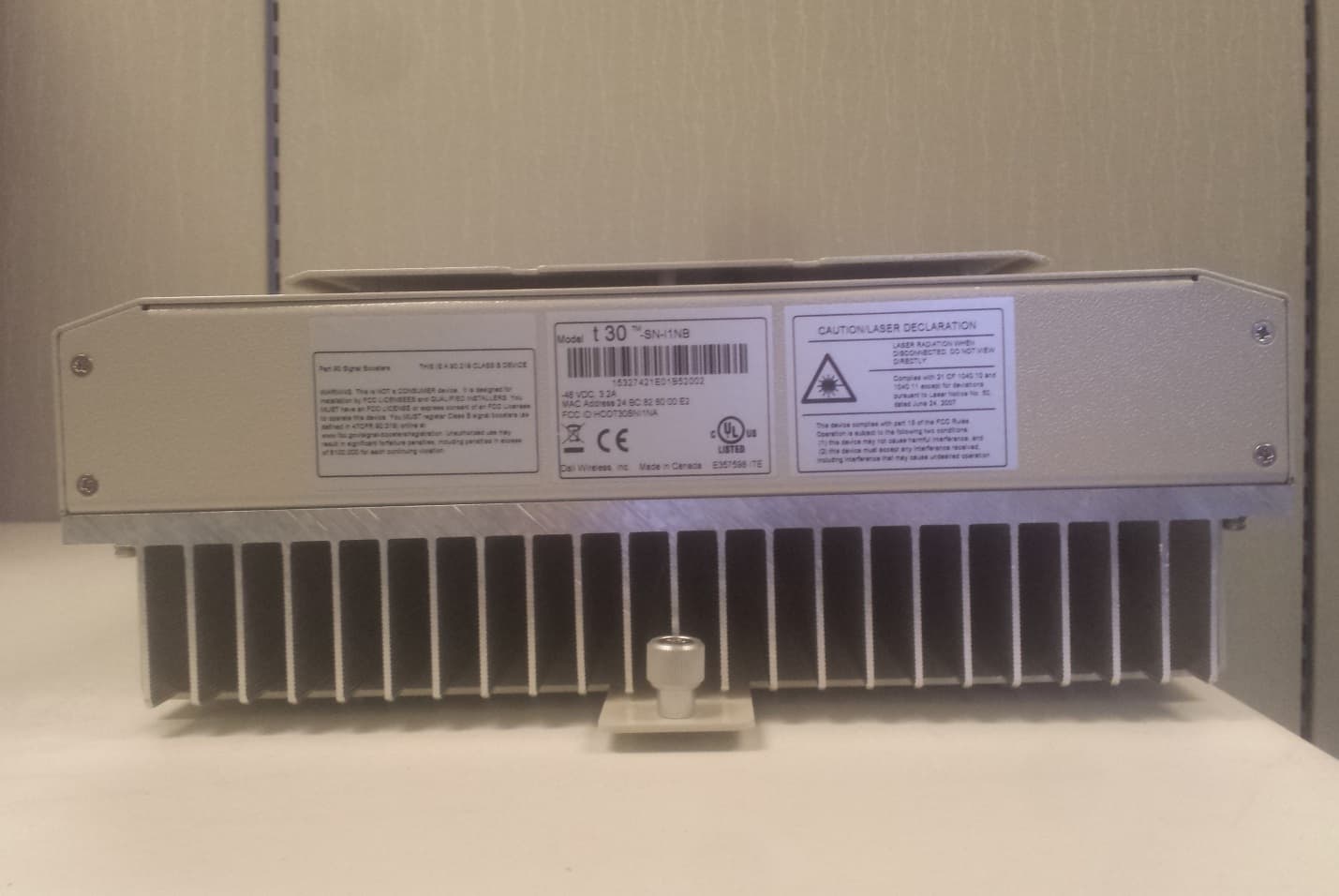 Single-Band Low Power Remote Unit for Repeater System - FCC ID HCOT30SNI1A - Dali Wireless, Inc.