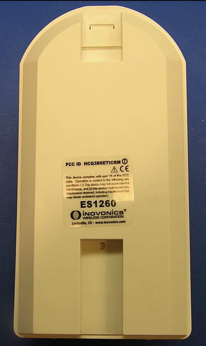 Motion Sensor - FCC ID HCQ3B6ETICRM - Inovonics Wireless Corporation