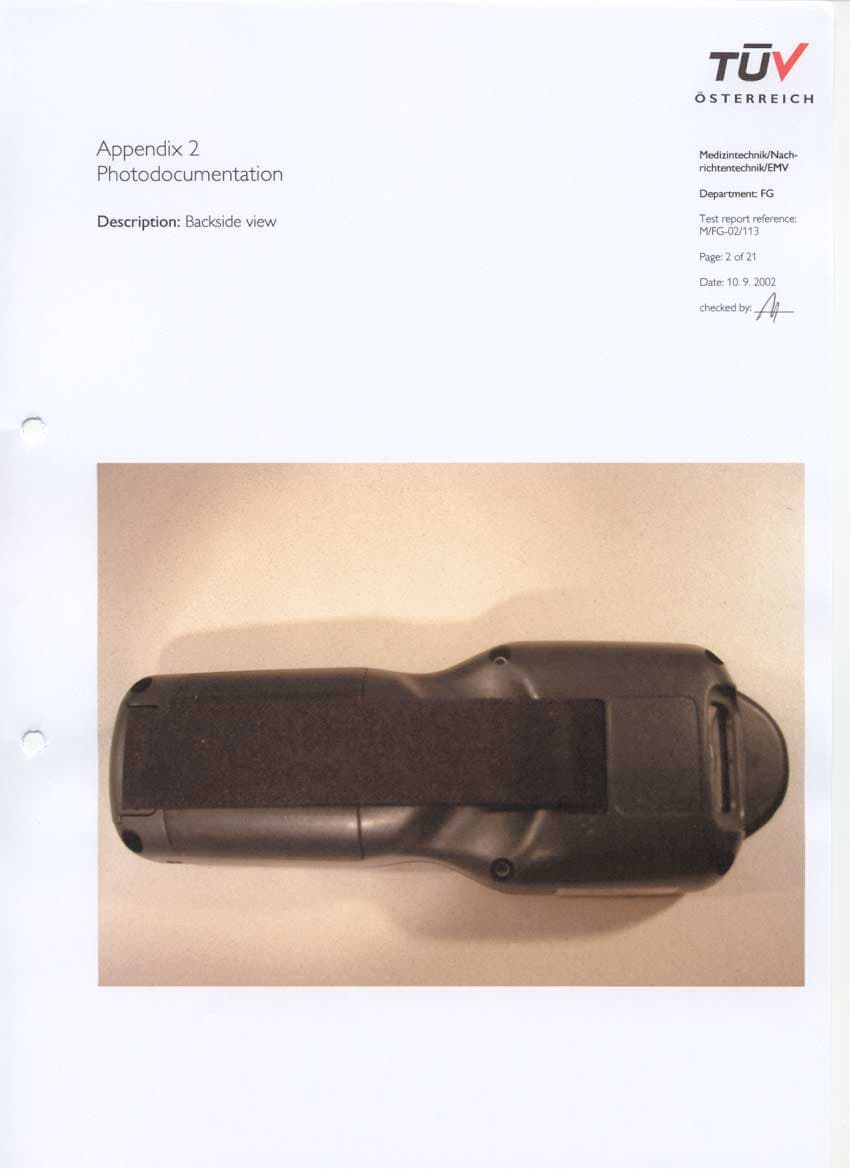 Wireless Handheld computer - FCC ID HD5-7300-2011B - Honeywell International Inc (4)