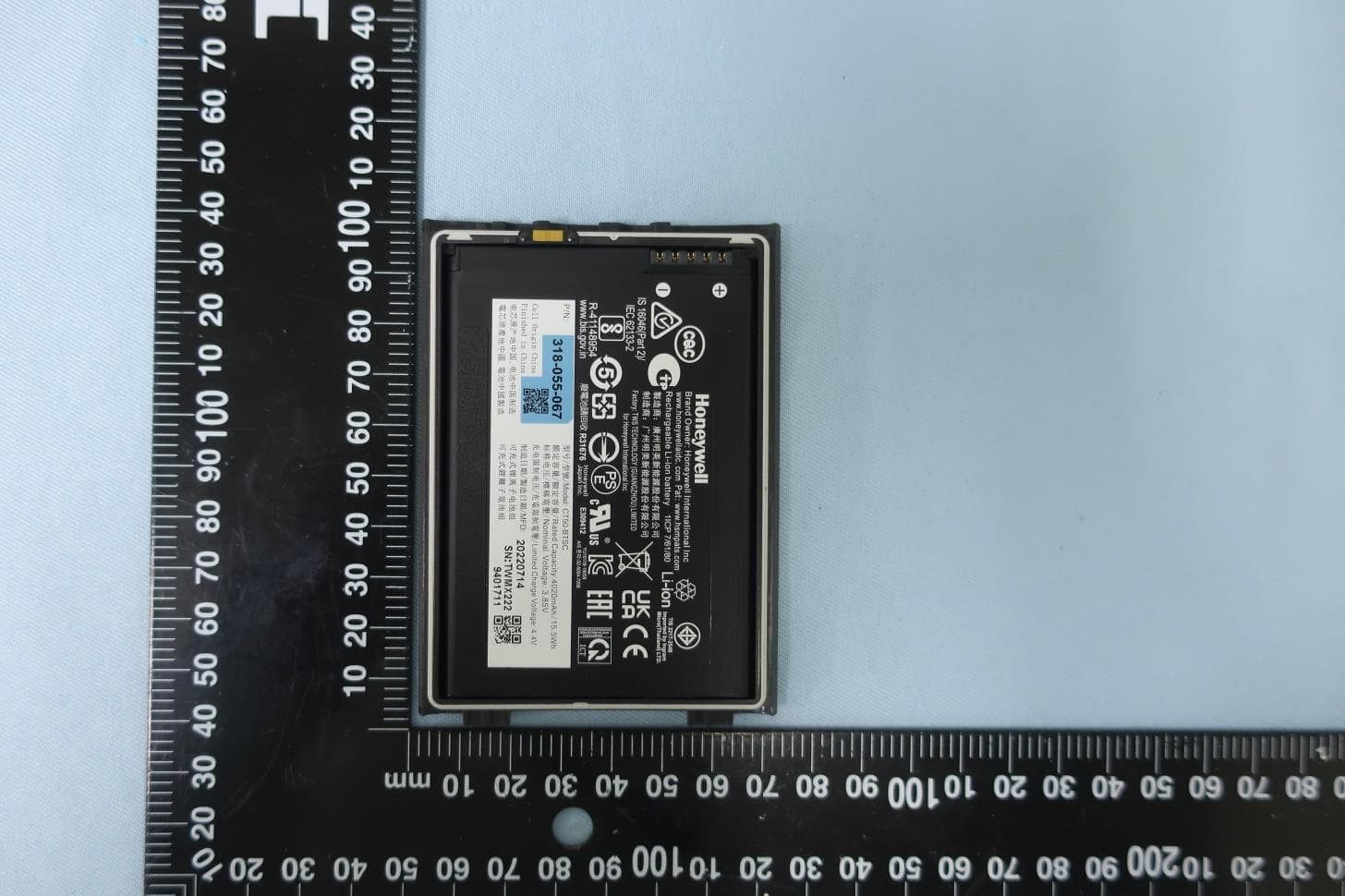 Mobile computer - FCC ID HD5-CT47X0N - Honeywell International Inc (4)