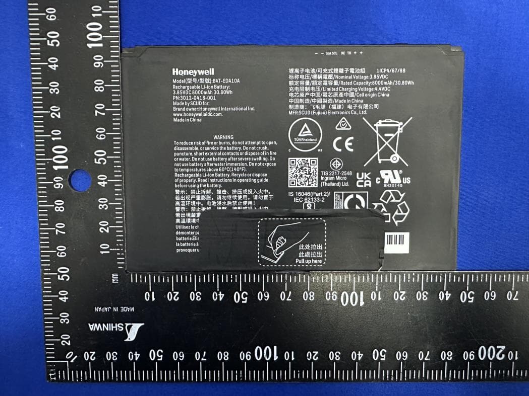 Tablet Computer - FCC ID HD5-EDA10A0 - Honeywell International Inc