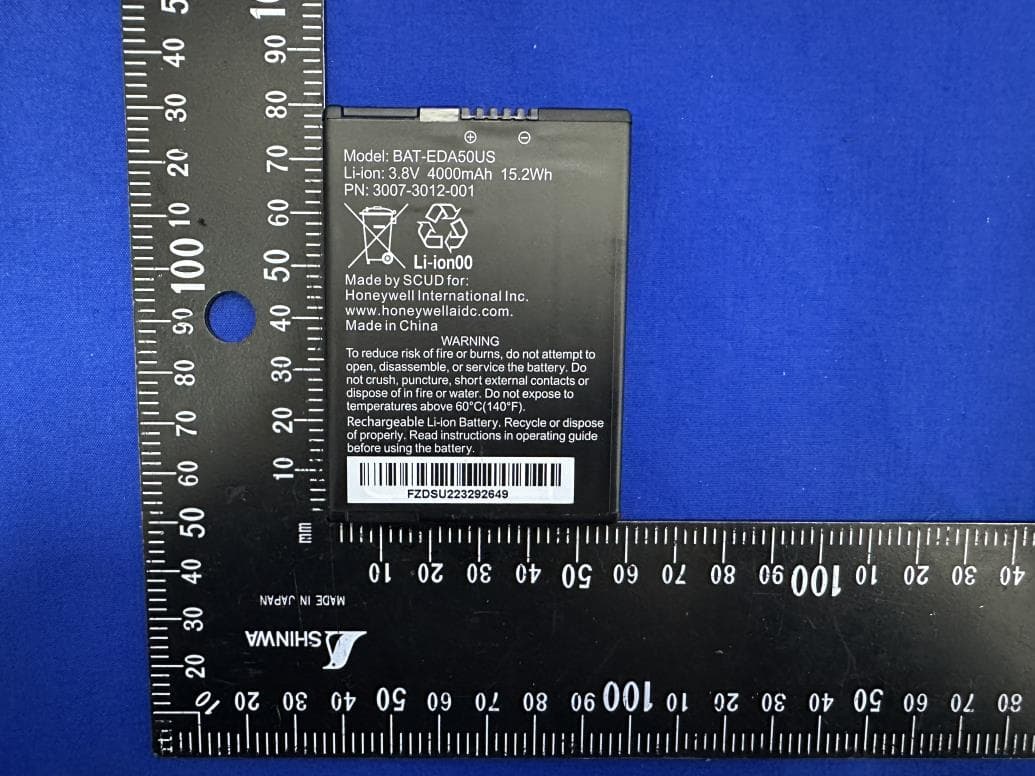 Handheld UHF RFID Reader - FCC ID HD5-IH45 - Honeywell International Inc