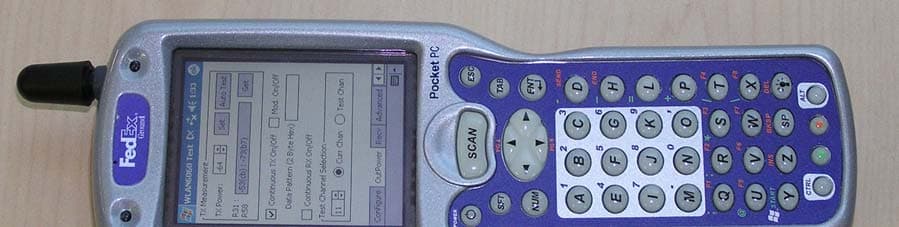Handheld PC with GSM and WLAN transmitter - FCC ID HD59500LU0E - Honeywell International Inc (1)