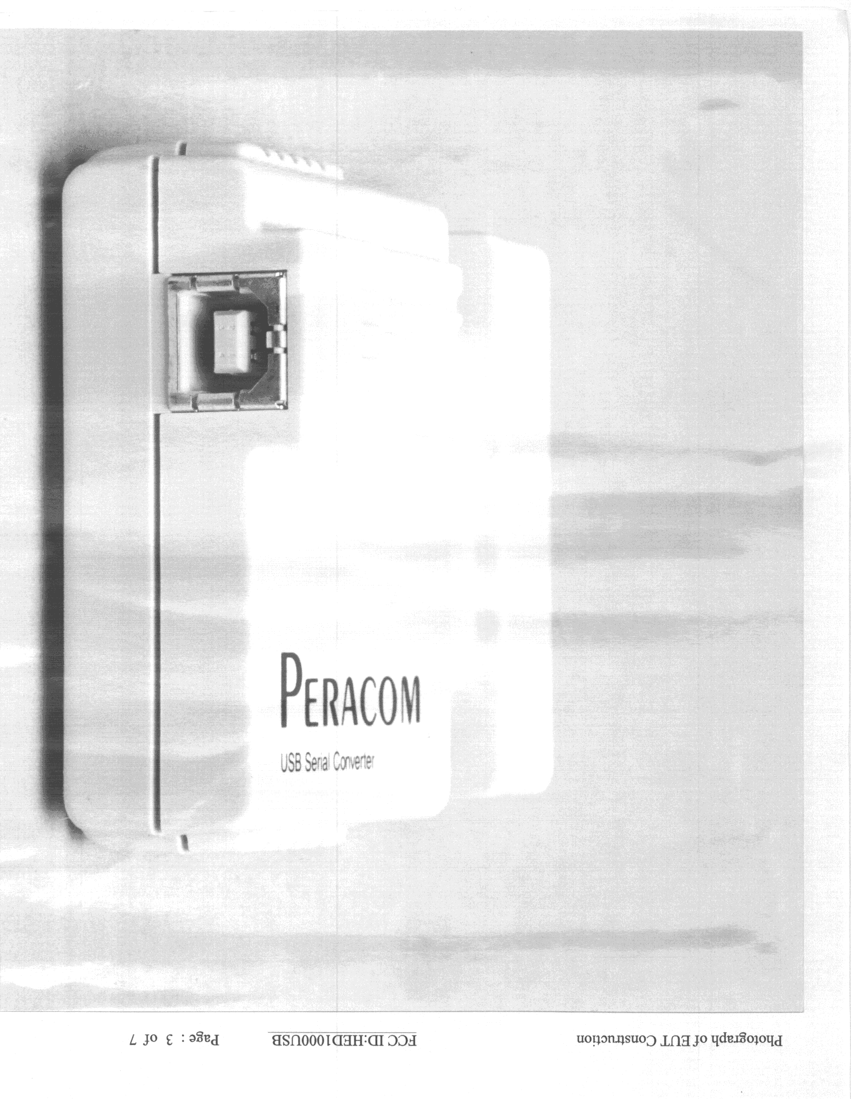 JBP - Part 15 Class B Computing Device Peripheral - FCC ID HED1000USB - Accton Technology Corp