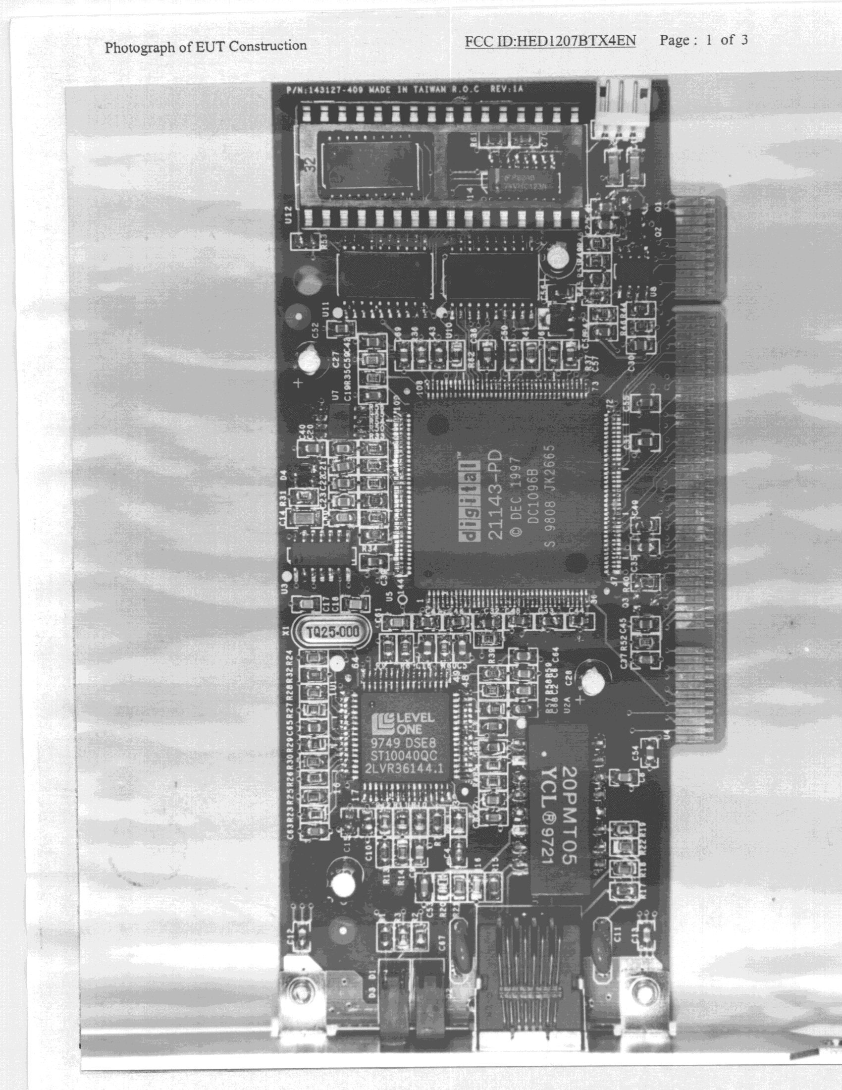 JBP - Part 15 Class B Computing Device Peripheral - FCC ID HED1207BTX4EN - Accton Technology Corp