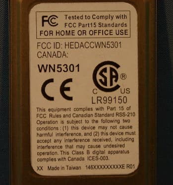 Low Power Transceiver - FCC ID HEDACCWN5301 - Accton Technology Corp