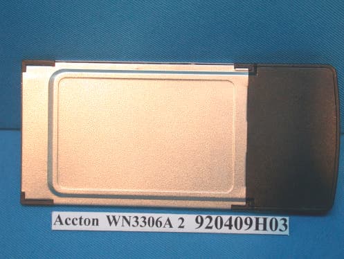 PCMCIA Wireless Card - FCC ID HEDWN3306A2ACC - Accton Technology Corp (2)