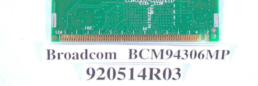 Wireless Mini PCI LAN Module - FCC ID HFS-BCM94306MP - Quanta Computer Inc (3)