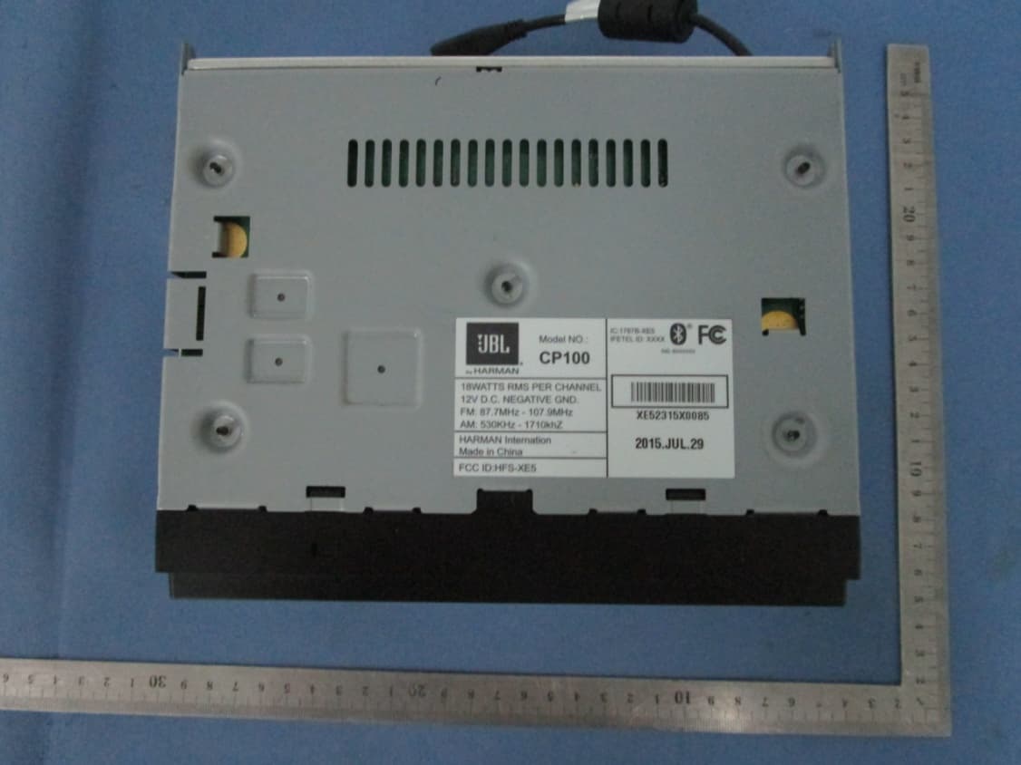 Aftermarket Radio - FCC ID HFS-XE5 - Quanta Computer Inc (2)