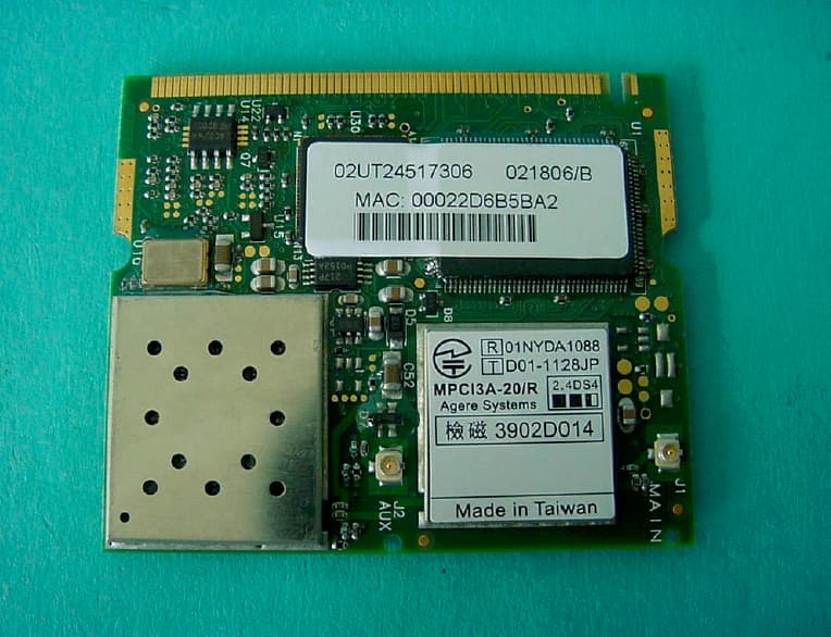 wireless miniPCI Card - FCC ID HFSMKX - Quanta Computer Inc (2)