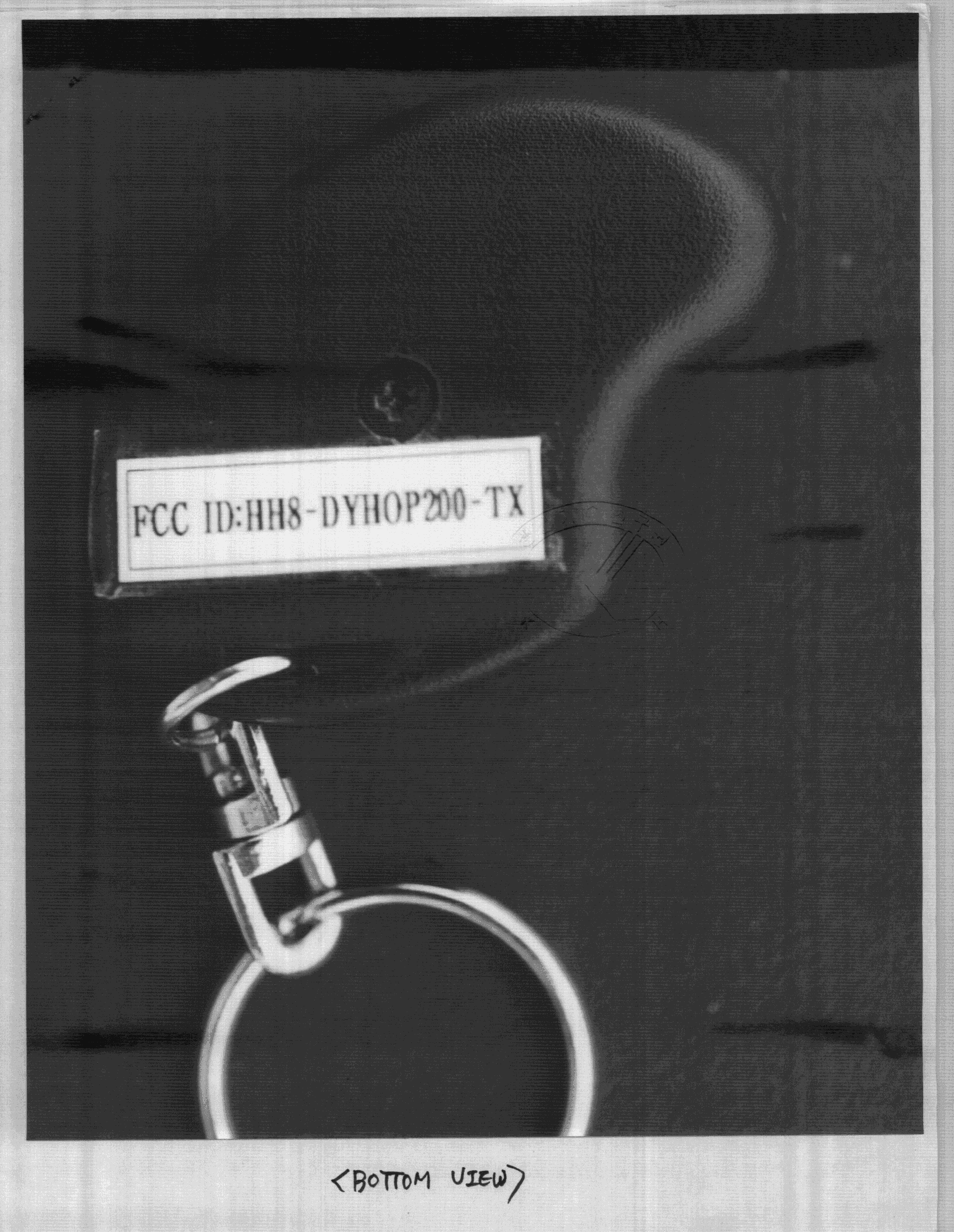 Automobile Security System - FCC ID HH8-DYHOP200-TX - Dong Yang Security Electronics Co