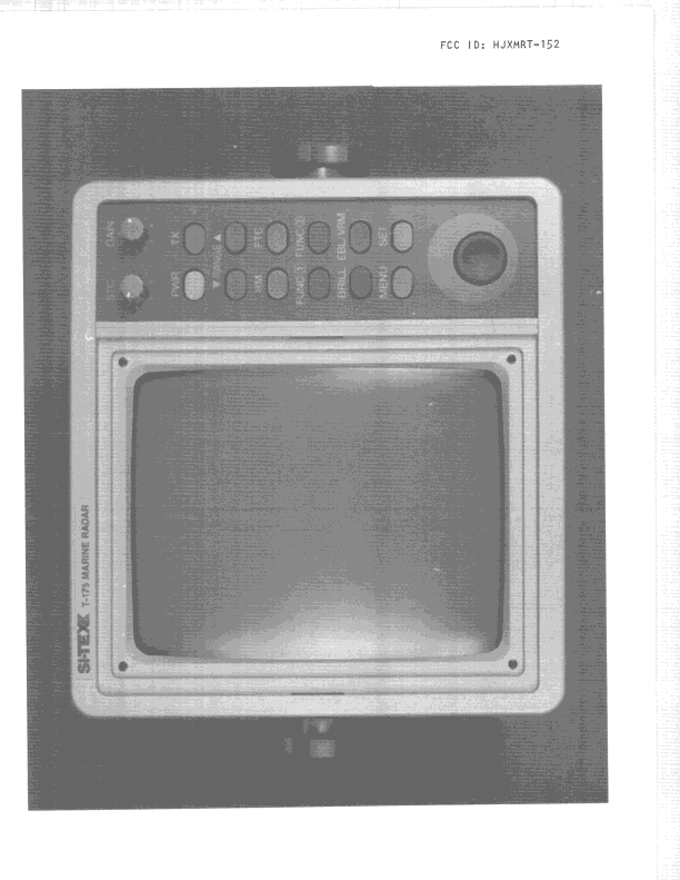 MRD - Marine Radar - FCC ID HJXMRT-152 - Koden International Incorporated (3)