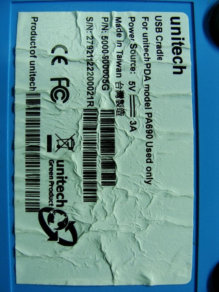 Mobile terminal with barcode reader - FCC ID HLEPA690BTG - Unitech Electronics Co., Ltd. (2)