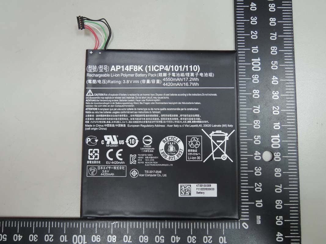 Tablet Computer - FCC ID HLZA5006 - Acer Incorporated (4)