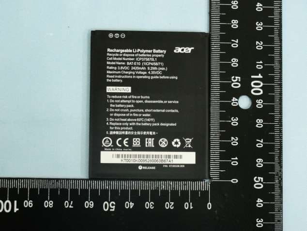 Smart HandHeld - FCC ID HLZDMZ530TW - Acer Incorporated (2)