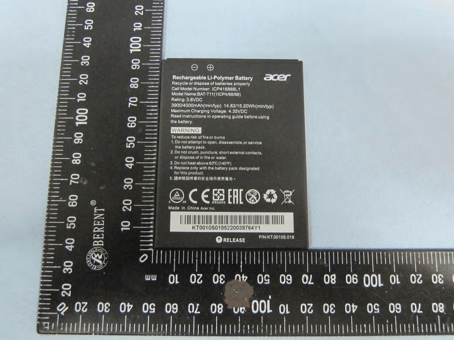 Smart Handheld - FCC ID HLZDMZ630 - Acer Incorporated (1)