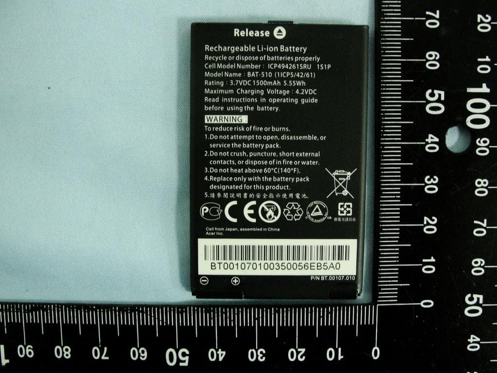 Smart HandHeld - FCC ID HLZJMS120EU - Acer Incorporated (2)