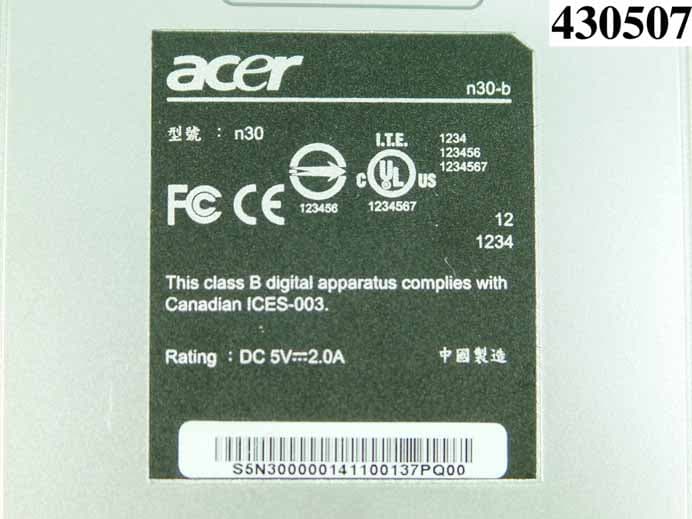n30 Hand Held Bluetooth PDA - FCC ID HLZN30 - Acer Incorporated (1)