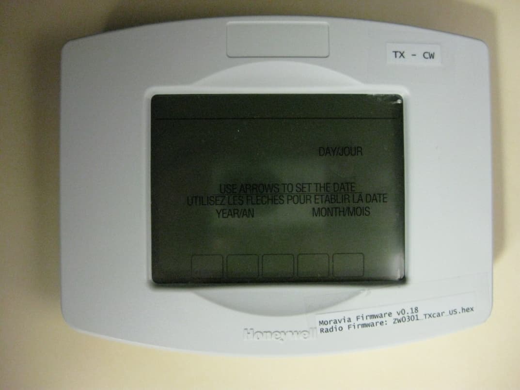 TH8320ZW1000 Touchscreen Thermostat - FCC ID HS9-TH8320ZW01 - Ademco Inc