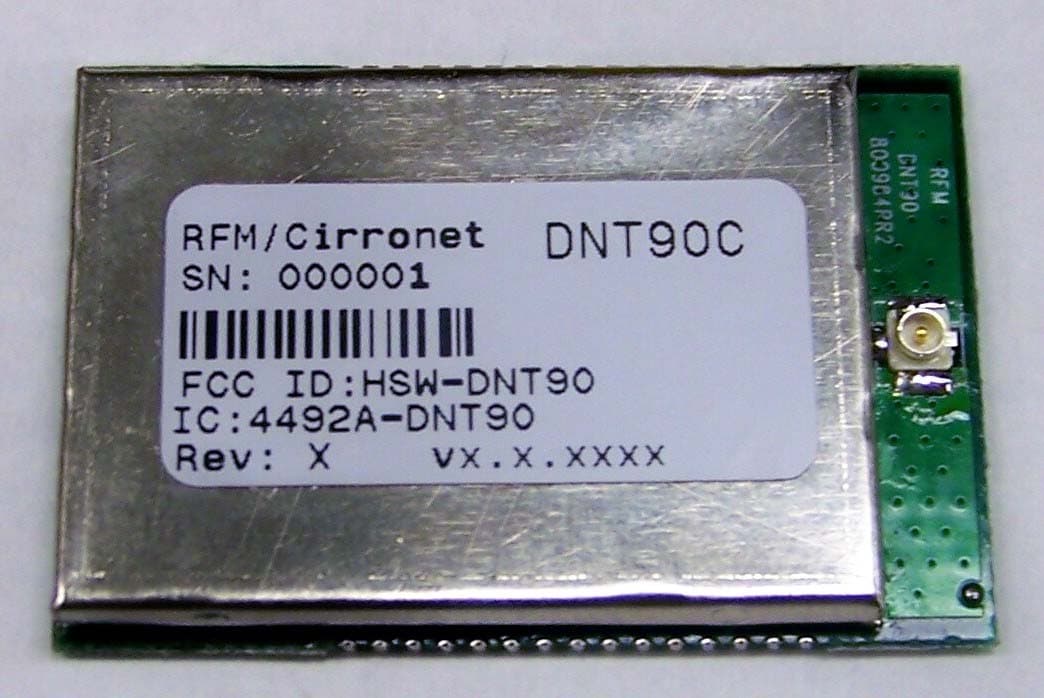 900MHz Transceiver Module - FCC ID HSW-DNT90 - Murata Electronics North America (2)
