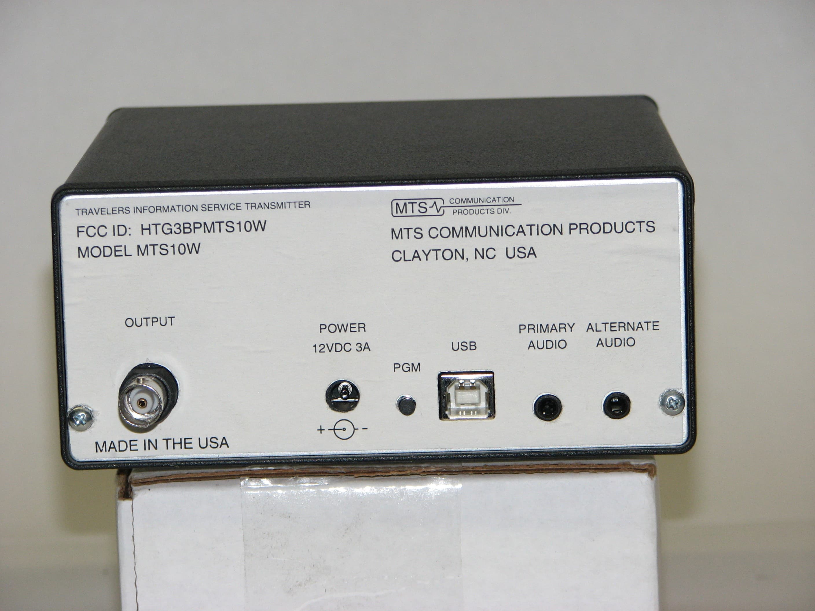 TRAVELERS INFORMATION STATION TRANSMITTER - FCC ID HTG3BPMTS10W - Multi Technical Services (2)