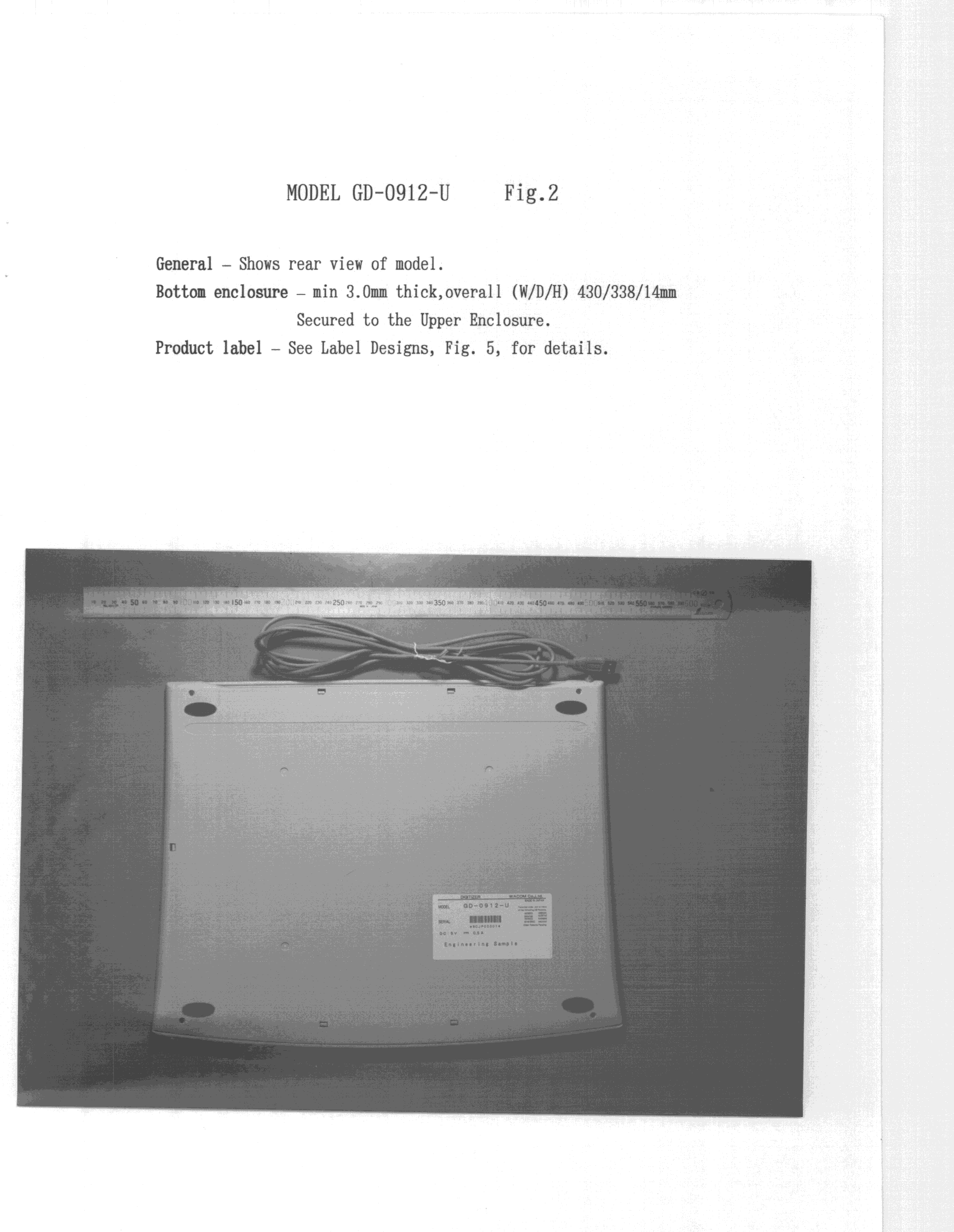 JBP - Part 15 Class B Computing Device Peripheral - FCC ID HV4GD0912U - Wacom Co Ltd (3)