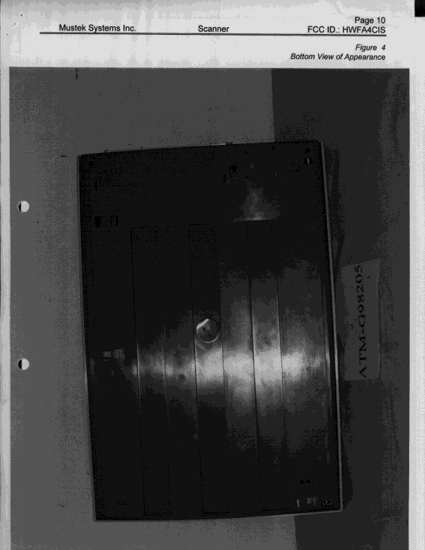 Scanner - FCC ID HWFA4CIS - Mustek Systems Inc (5)