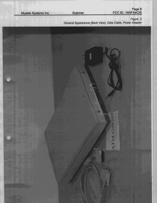 Scanner - FCC ID HWFA4CIS - Mustek Systems Inc (3)