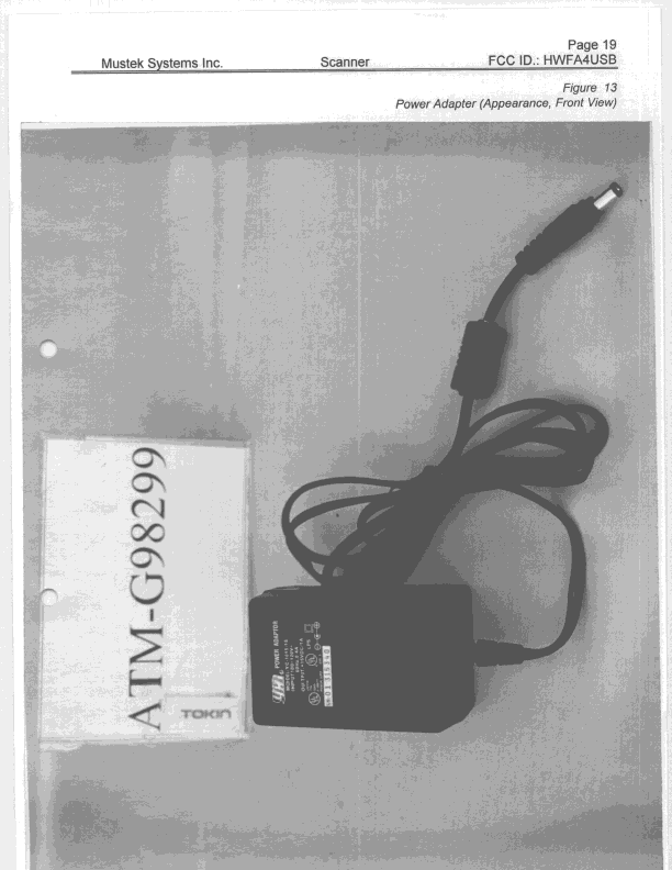 JBP - Part 15 Class B Computing Device Peripheral - FCC ID HWFA4USB - Mustek Systems Inc (3)