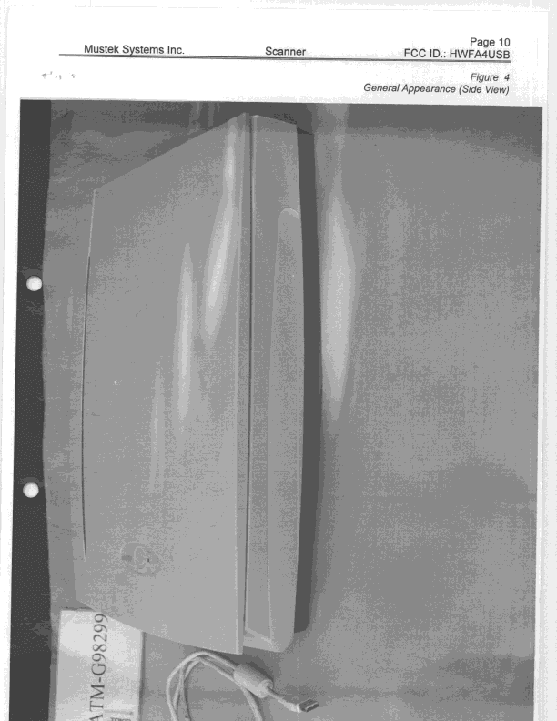 JBP - Part 15 Class B Computing Device Peripheral - FCC ID HWFA4USB - Mustek Systems Inc (2)