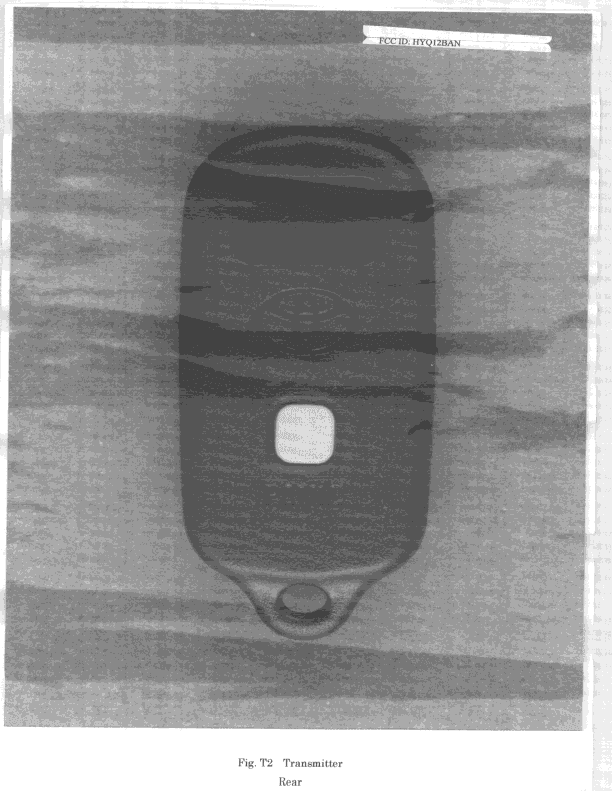 DSC - Part 15 Security/Remote Control Transmitter - FCC ID HYQ12BAN - Denso Corporation (3)